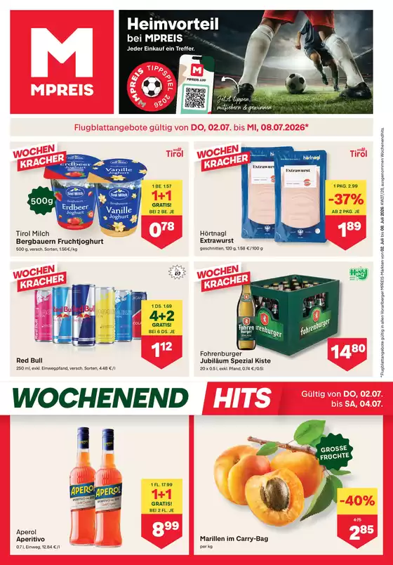 MPreis Katalog | FB KW27 2026 V | 2026-07-02T00:00:00.000Z - 2026-07-08T00:00:00.000Z