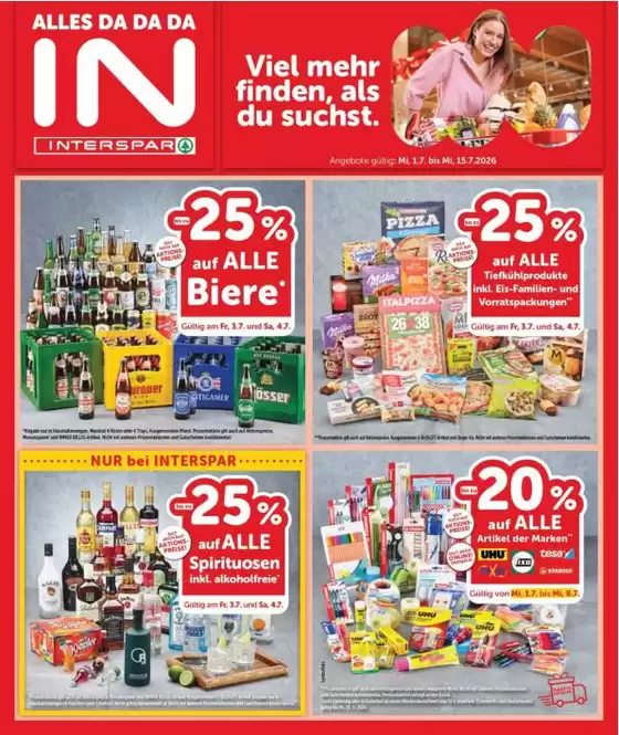 Interspar Katalog in Salzburg | Rabatte und Aktionen | 2026-07-01T00:00:00.000Z - 2026-07-15T00:00:00.000Z