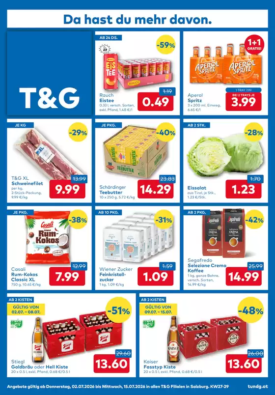 T&G Katalog in Salzburg | TG flugblatt Osttirol. | 2026-07-02T00:00:00.000Z - 2026-07-15T00:00:00.000Z