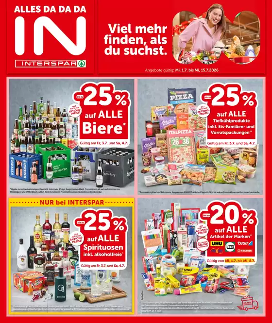 Interspar Katalog in Wien | Attraktive Sonderangebote für alle | 2026-07-01T00:00:00.000Z - 2026-07-15T00:00:00.000Z