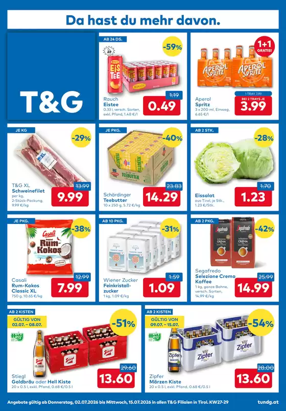 T&G Katalog in Wien | TG flugblatt Osttirol. | 2026-07-02T00:00:00.000Z - 2026-07-15T00:00:00.000Z