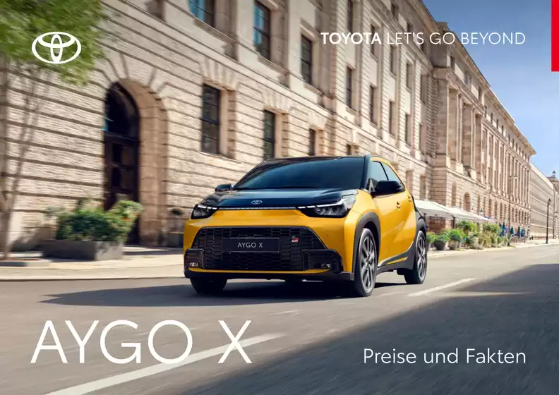 Toyota Katalog | Aygo x | 2026-01-01T00:00:00.000Z - 2026-12-31T00:00:00.000Z