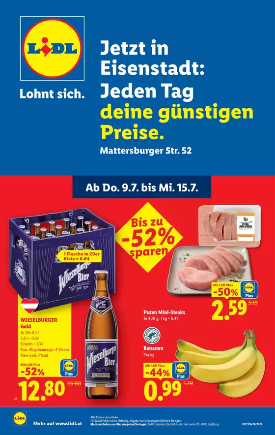 Lidl Flugblatt in Götzis | Lohnt sich. | 2026-07-05T00:00:00.000Z - 2026-07-15T00:00:00.000Z