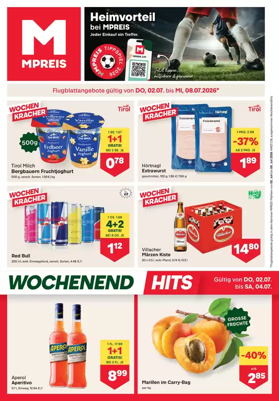 MPreis Katalog | FB KW27 2026 Tirol | 2026-07-02T00:00:00.000Z - 2026-07-08T00:00:00.000Z