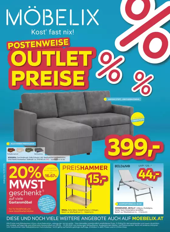 Möbelix Katalog | Möbelix flugblatt | 2026-07-07T00:00:00.000Z - 2026-07-13T00:00:00.000Z