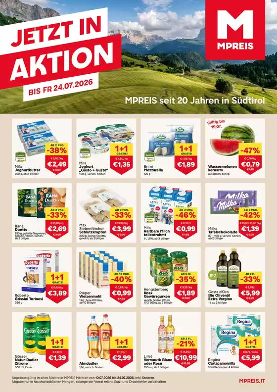 MPreis Flugblatt in Murau | DM KW29 30 2026 Ansicht | 2026-07-10T00:00:00.000Z - 2026-07-23T00:00:00.000Z