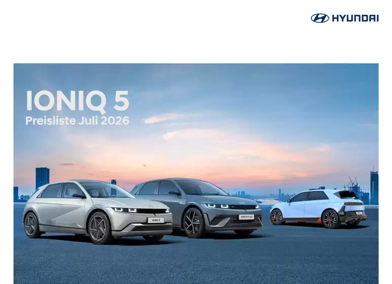 Hyundai Katalog | Hyundai ioniq 5 fl my27 preisblatt | 2026-07-01T00:00:00.000Z - 2026-07-31T00:00:00.000Z