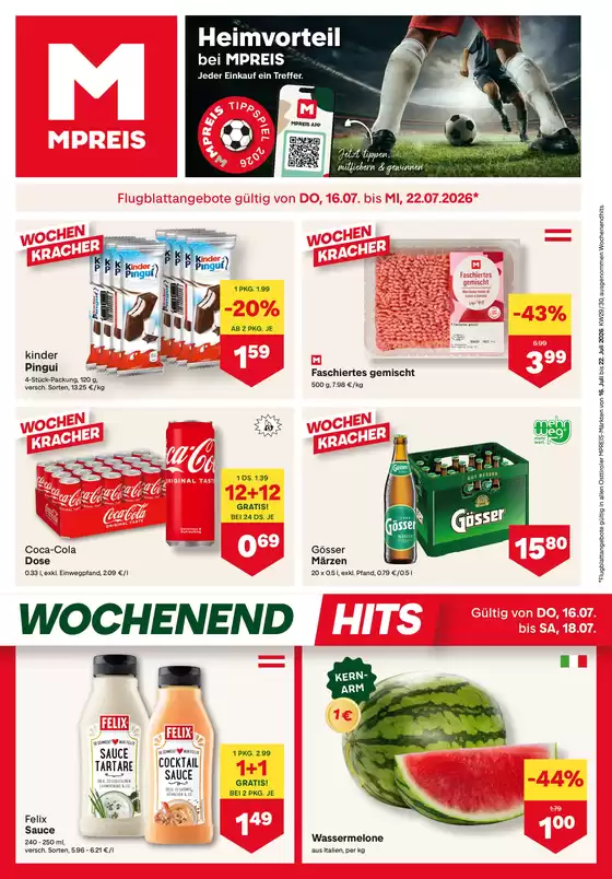 MPreis Katalog | FB KW29 2026 Ober sterreich HR | 2026-07-16T00:00:00.000Z - 2026-07-22T00:00:00.000Z