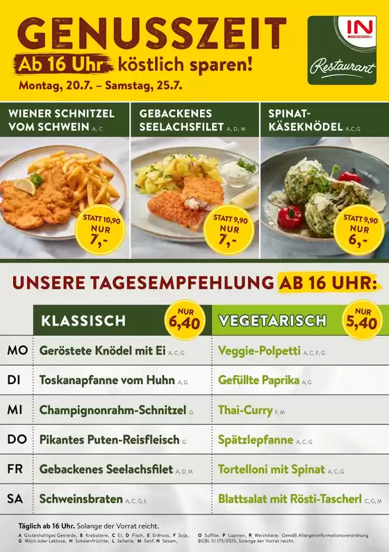 Interspar Restaurant Katalog | Happy hour kw30 | 2026-07-20T00:00:00.000Z - 2026-07-25T00:00:00.000Z