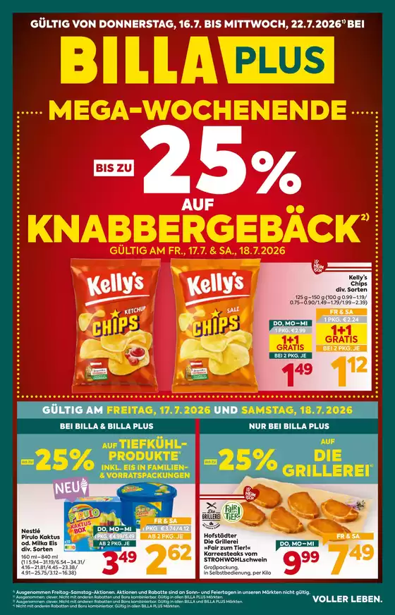 BILLA PLUS Katalog | BILLA PLUS FB KW29 2026 Wien | 2026-07-16T00:00:00.000Z - 2026-07-22T00:00:00.000Z