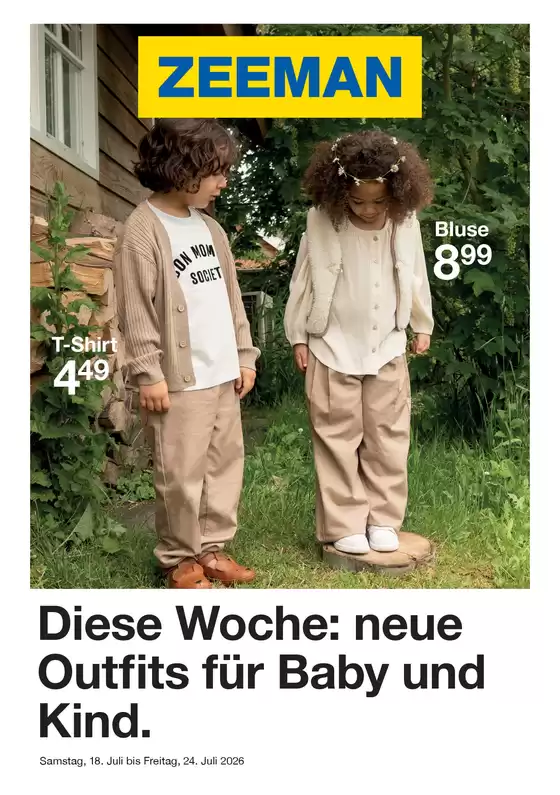 Zeeman Flugblatt in Aich | Zeeman Woche 30 Samstag 18. Juli bis Freitag 24. Juli 2026. | 2026-07-18T00:00:00.000Z - 2026-07-24T00:00:00.000Z