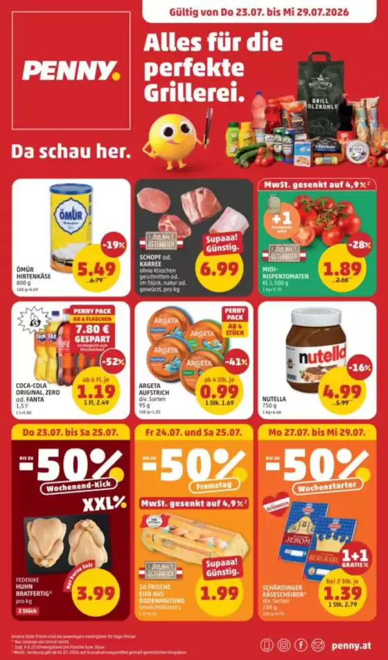 Penny Flugblatt in Korneuburg | Exklusive Deals für unsere Kunden | 2026-07-23T00:00:00.000Z - 2026-07-29T00:00:00.000Z