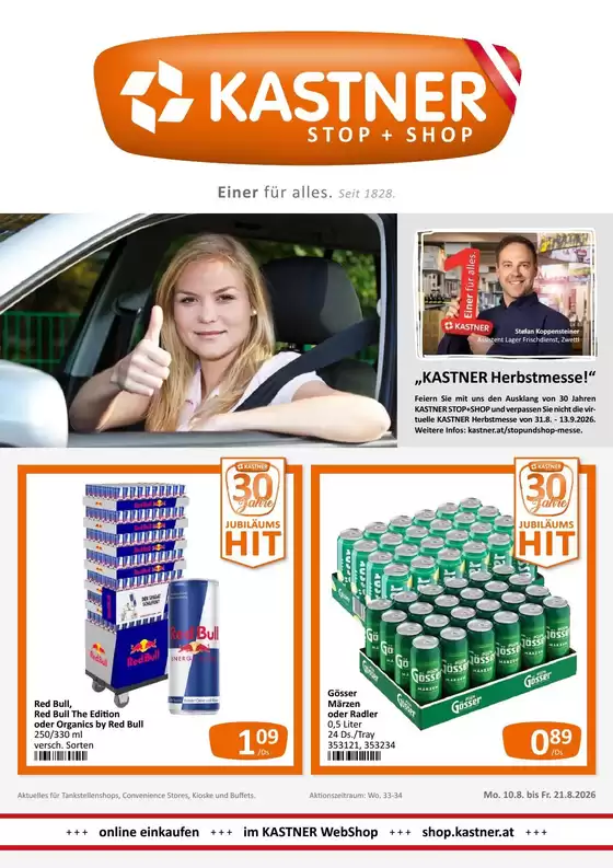 Kastner Flugblatt in  | Sonderangebote für Sie | 2026-08-10T00:00:00.000Z - 2026-08-21T00:00:00.000Z
