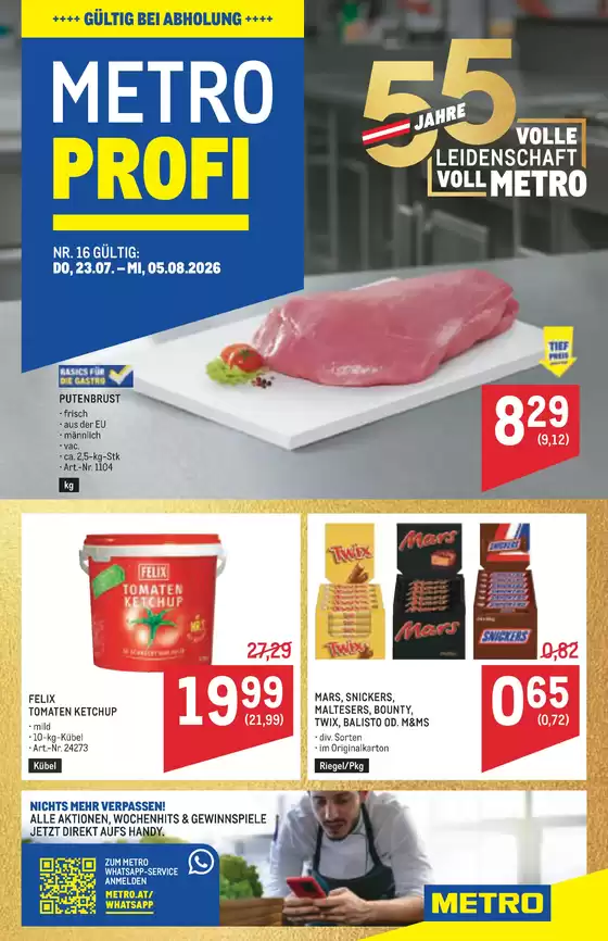 Metro Flugblatt in Wiener Neustadt | METRO Profi | 2026-07-23T00:00:00.000Z - 2026-08-08T00:00:00.000Z