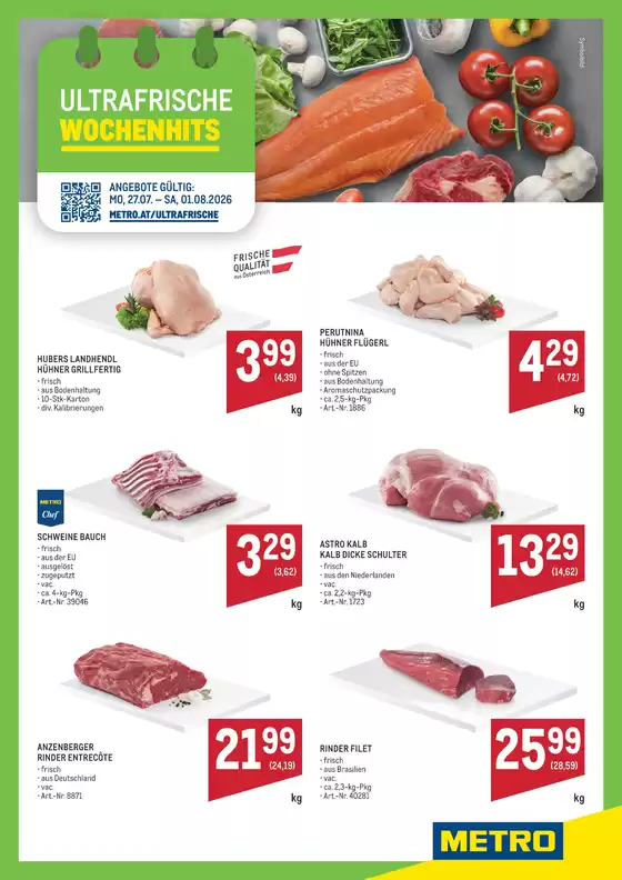 Metro Katalog | Ultrafrische Wochenhits KW31 | 2026-07-27T00:00:00.000Z - 2026-08-01T00:00:00.000Z