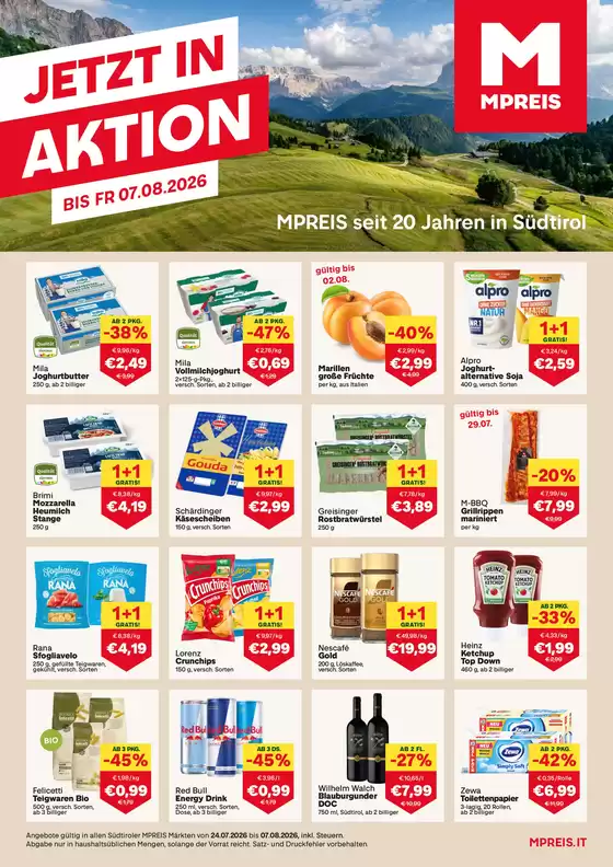 MPreis Katalog | DM KW31 32 2026 Ansicht | 2026-07-24T00:00:00.000Z - 2026-08-06T00:00:00.000Z