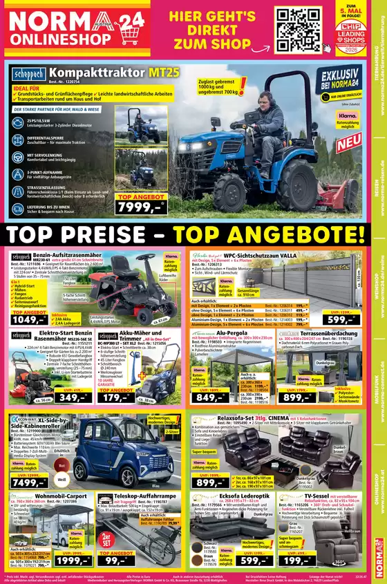 Norma Katalog | Kw32 2026 NORMA24 Prospektbeilage AT | 2026-08-03T00:00:00.000Z - 2026-08-09T00:00:00.000Z