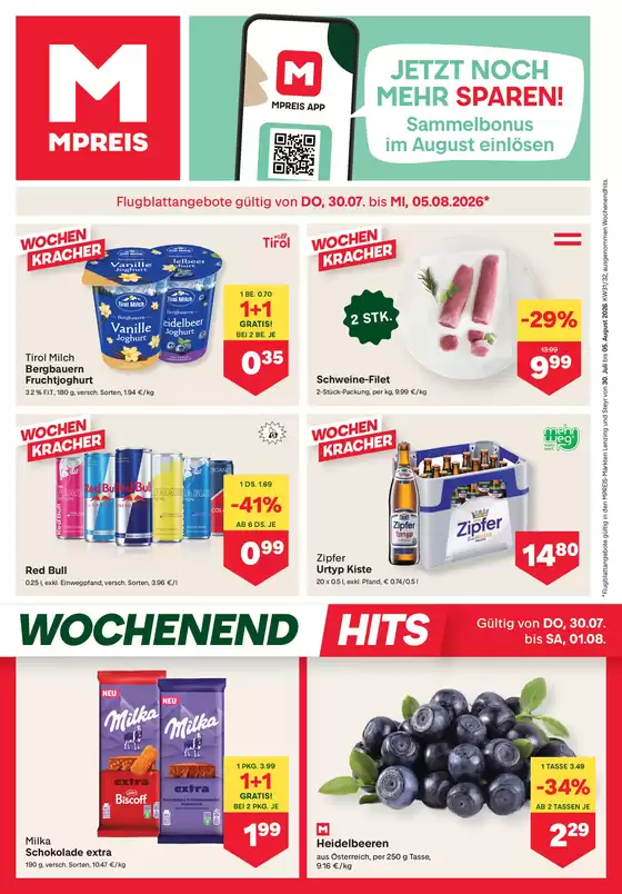 MPreis Katalog | FB KW31 2026 O | 2026-07-30T00:00:00.000Z - 2026-08-05T00:00:00.000Z