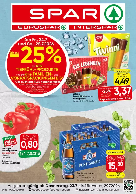 Spar Katalog | Flugblatt KW 30 | 2026-07-23T00:00:00.000Z - 2026-07-29T00:00:00.000Z