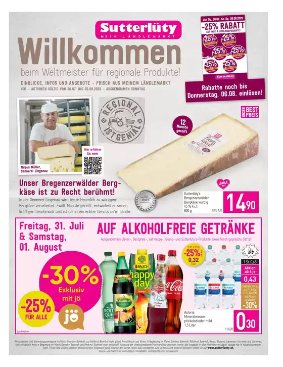 Sutterlüty Katalog in Hallwang | Sutterlüty flugblatt | 2026-07-30T00:00:00.000Z - 2026-08-06T00:00:00.000Z