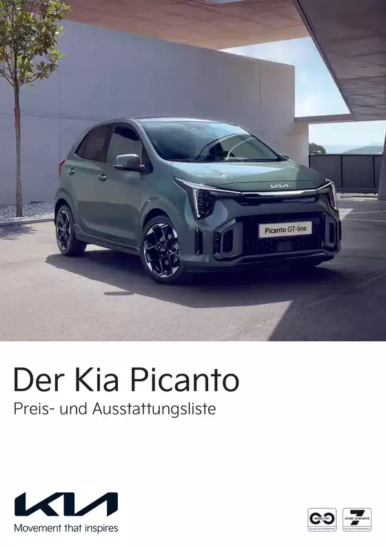 KIA Katalog in Hausmannstätten | Kia Pricelist Picanto | 2026-01-01T00:00:00.000Z - 2026-12-31T00:00:00.000Z