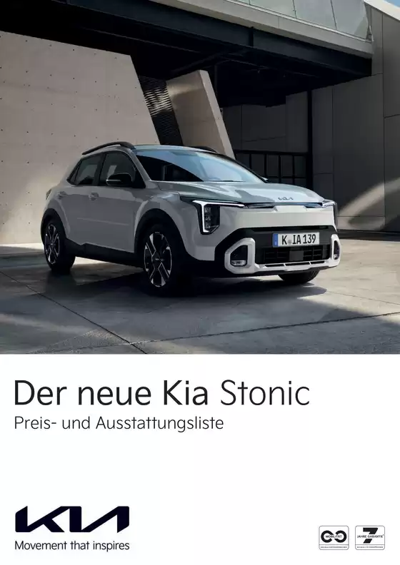 KIA Katalog in Hausmannstätten | Kia Pricelist Stonic | 2026-01-01T00:00:00.000Z - 2026-12-31T00:00:00.000Z