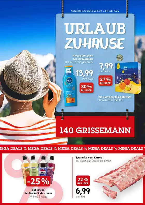 Der Grissemann Katalog in Reisenberg | Der Grissemann flugblatt | 2026-07-30T00:00:00.000Z - 2026-08-05T00:00:00.000Z