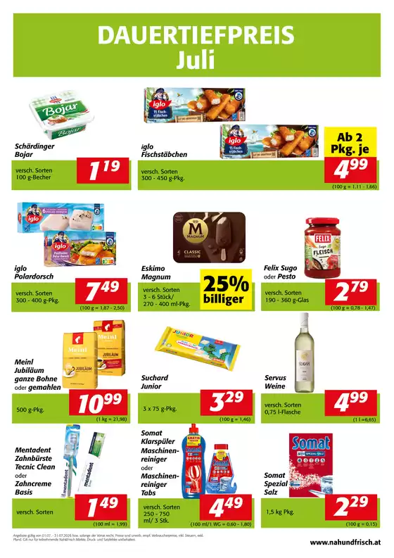 Nah & Frisch Katalog in Rum | DTP Juli 2026k | 2026-07-01T00:00:00.000Z - 2026-07-31T00:00:00.000Z