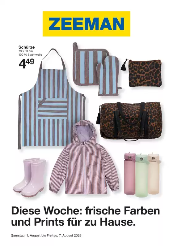 Zeeman Katalog | Zeeman Woche 32 Samstag 1. August bis Freitag 7. August 2026. | 2026-08-01T00:00:00.000Z - 2026-08-07T00:00:00.000Z