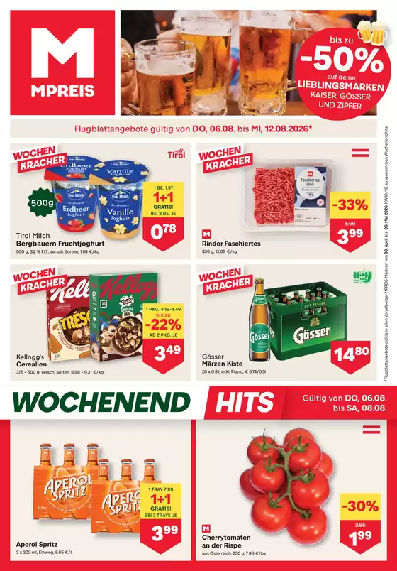 MPreis Katalog | FB KW32 2026 V | 2026-08-06T00:00:00.000Z - 2026-08-12T00:00:00.000Z