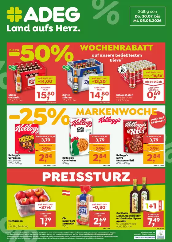 ADEG Katalog | Neue Angebote zum Entdecken | 2026-07-30T00:00:00.000Z - 2026-08-05T00:00:00.000Z