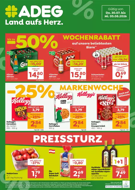 ADEG Flugblatt in Völkermarkt | ADEG flugblatt | 2026-07-30T00:00:00.000Z - 2026-08-05T00:00:00.000Z