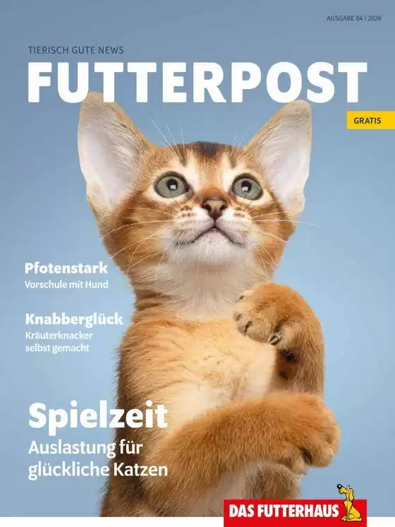 Das Futterhaus Flugblatt in Mürzzuschlag | Das Futterhaus flugblatt | 2026-01-01T00:00:00.000Z - 2026-12-31T00:00:00.000Z