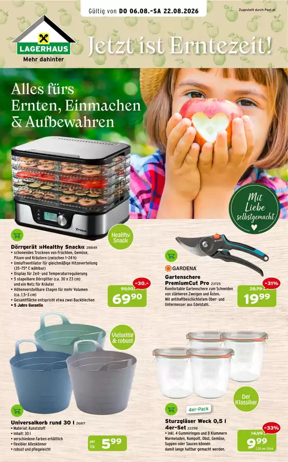 Salzburger Lagerhaus Katalog | Sonderangebote für Sie | 2026-08-06T00:00:00.000Z - 2026-08-22T00:00:00.000Z