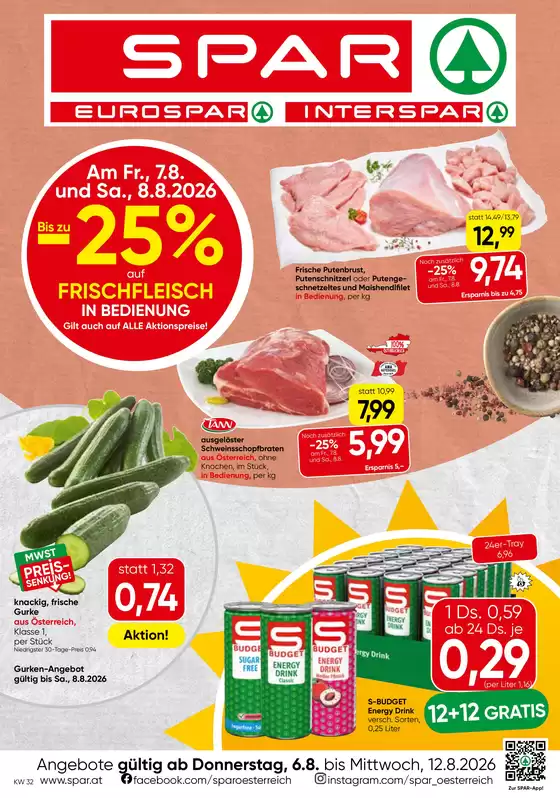 Spar Katalog | Flugblatt KW 32 | 2026-08-06T00:00:00.000Z - 2026-08-12T00:00:00.000Z