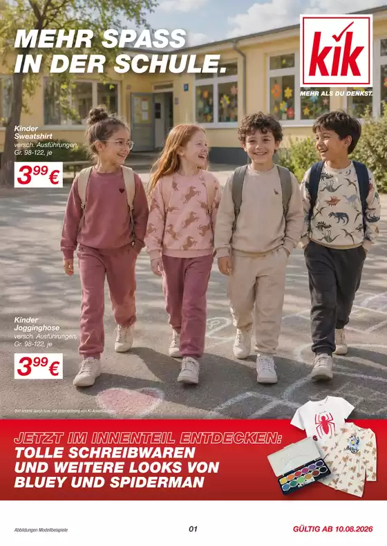 KiK Flugblatt in Arnreit | Aktuelle Schnäppchen und Angebote | 2026-08-08T00:00:00.000Z - 2026-08-22T00:00:00.000Z