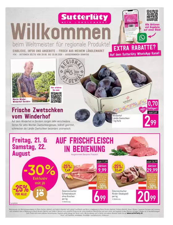 Sutterlüty Katalog in Graz | Sutterlüty flugblatt | 2026-08-20T00:00:00.000Z - 2026-08-25T00:00:00.000Z