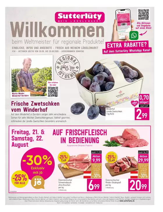 Sutterlüty Katalog in Innsbruck | FB KW34 2026 20er A4 WEB | 2026-08-20T00:00:00.000Z - 2026-08-25T00:00:00.000Z