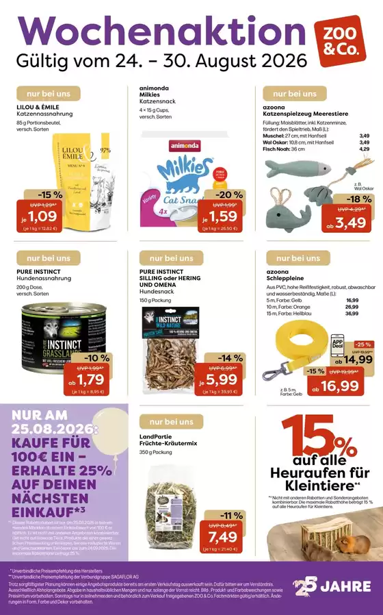 ZOO & Co Flugblatt in Villach | ZOO Co flugblatt | 2026-08-24T00:00:00.000Z - 2026-08-30T00:00:00.000Z
