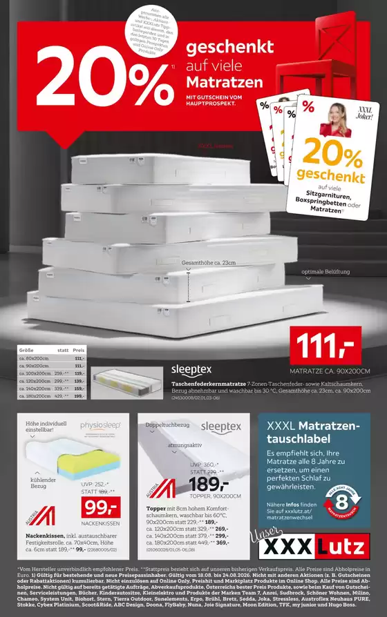 XXXLutz Katalog | Tolles Angebot für Schnäppchenjäger | 2026-08-25T00:00:00.000Z - 2026-09-01T00:00:00.000Z