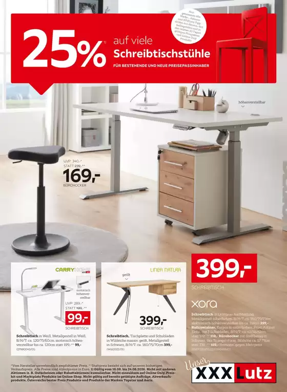 XXXLutz Katalog | Top-Angebote für Sparfüchse | 2026-08-25T00:00:00.000Z - 2026-09-01T00:00:00.000Z
