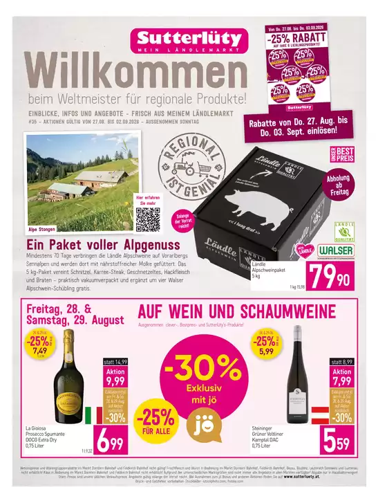 Sutterlüty Katalog | FB KW35 2026 20er A4 WEB | 2026-08-27T00:00:00.000Z - 2026-09-03T00:00:00.000Z