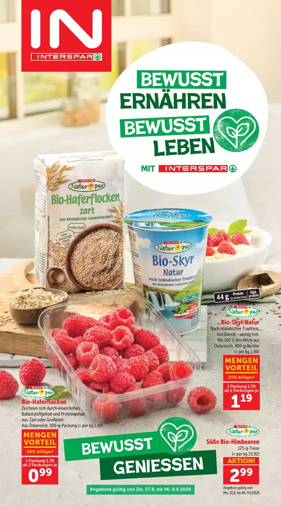 Interspar Katalog | Sonderfolder BEBL KW 35 | 2026-08-27T00:00:00.000Z - 2026-09-09T00:00:00.000Z