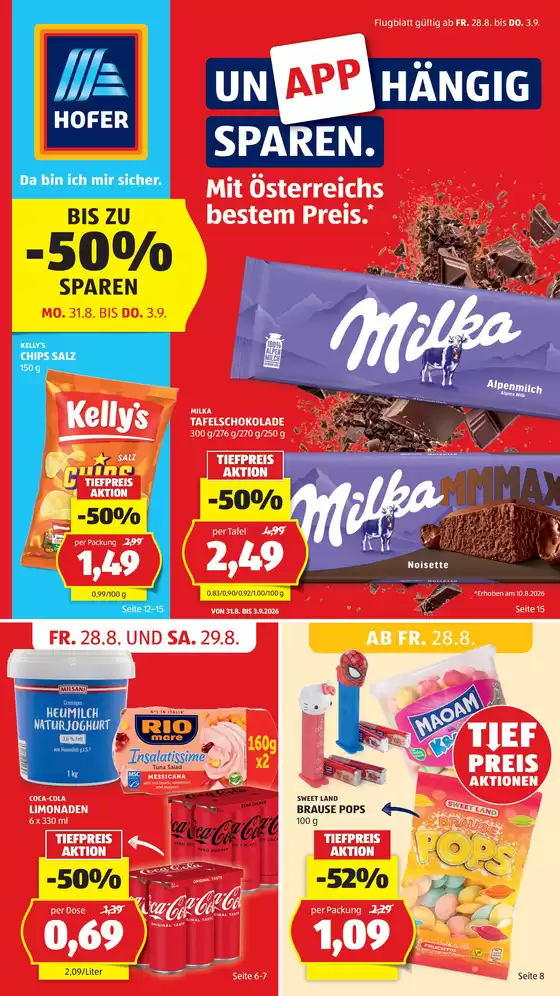 Hofer Katalog | Gültig ab Fr. 28.8. bis Do. 3.9. | 2026-08-28T00:00:00.000Z - 2026-09-03T00:00:00.000Z