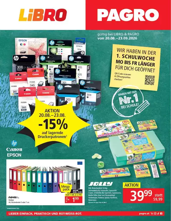 Pagro/Libro Katalog | Pagro-Diskont flugblatt | 2026-08-20T00:00:00.000Z - 2026-09-23T00:00:00.000Z