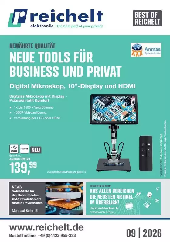Reichelt Katalog | Aktuelle Schnäppchen und Angebote | 2026-09-01T00:00:00.000Z - 2026-09-30T00:00:00.000Z