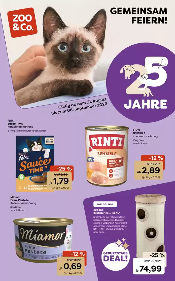 ZOO & Co Katalog | ZOO Co flugblatt | 2026-08-31T00:00:00.000Z - 2026-09-06T00:00:00.000Z