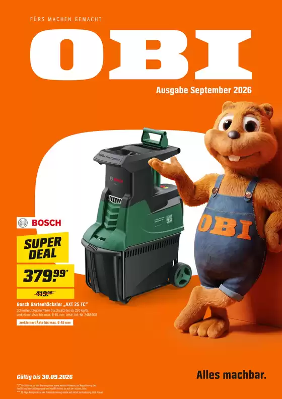 OBI Katalog | FÜR DEN SOMMER GEMACHT | 2026-08-31T00:00:00.000Z - 2026-09-30T00:00:00.000Z