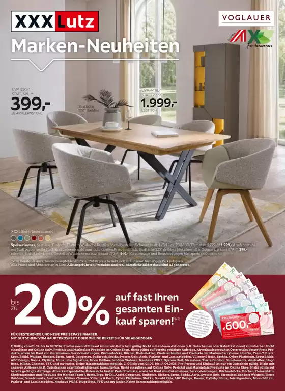 XXXLutz Flugblatt in Bach | Jetzt sparen mit unseren Deals | 2026-09-01T00:00:00.000Z - 2026-09-08T00:00:00.000Z