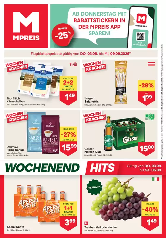 MPreis Katalog | FB KW36 2026 K rnten | 2026-09-03T00:00:00.000Z - 2026-09-09T00:00:00.000Z